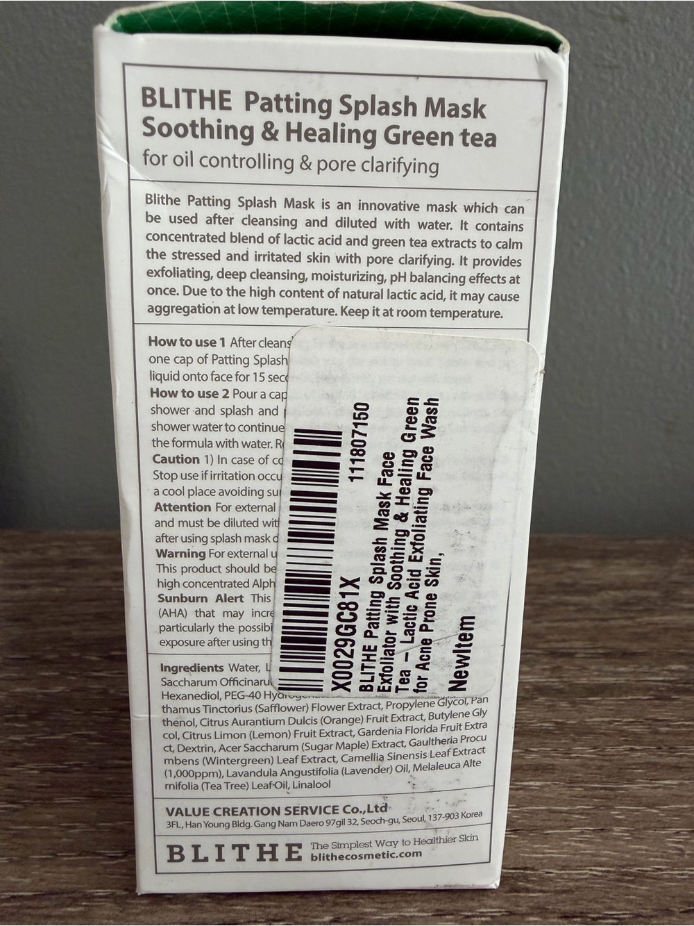 Blithe Patting Splash Mask - Picture 3 of 3